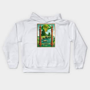 Emerald Echoes: Celebrating the Spirit of St. Patrick's Day Kids Hoodie